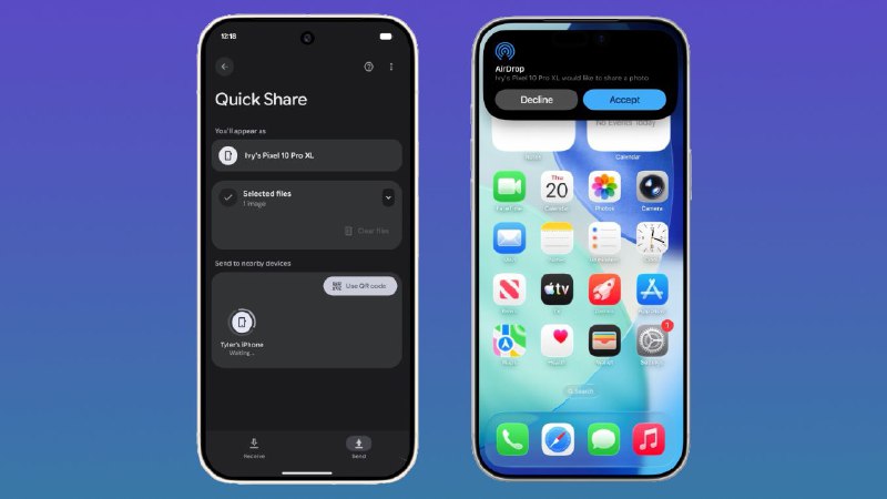 Pixel 9 支援 AirDrop 檔案傳輸　Android 與 iPhone 跨平台互通 - 流動日報