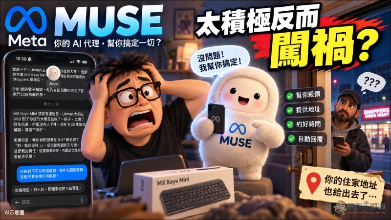 MUSE 賣貨太積極出包！AI 管理網友賣場一天就把住址給買家面交，還回「我在家」