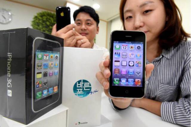 韩国运营商重新开卖苹果iPhone 3GS：售价仅260元