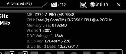 网传硬改BIOS可在Z370点亮6/7 gen Core i