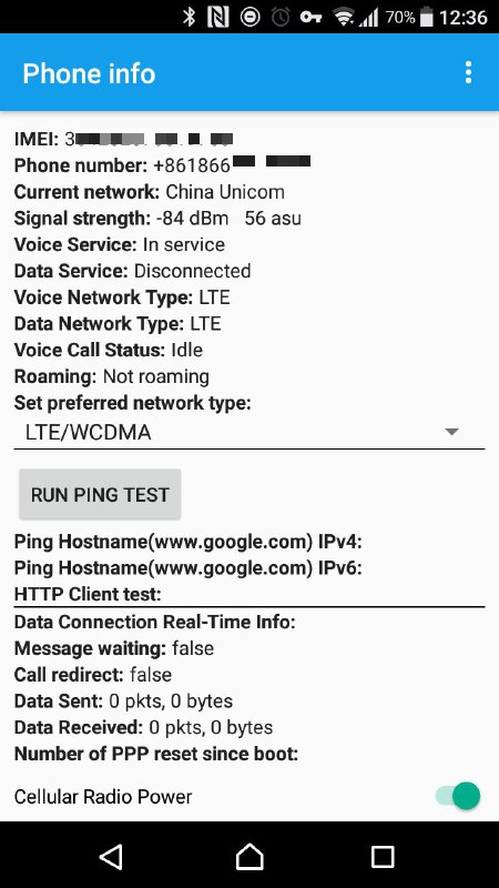 Android联通用户可以用这种方式杜绝伪基站：拨号盘输入*#*#4636#*#*，网络类型选择LTE/WCDMA，使手机完全禁止连接2G网络