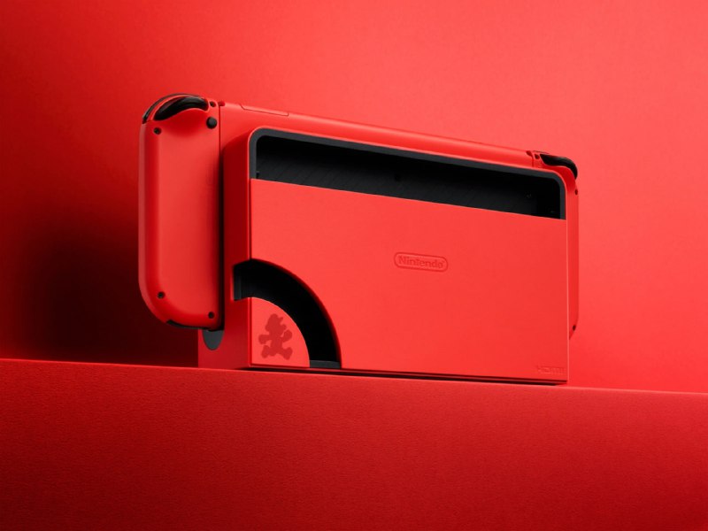任天堂 Switch OLED 马力欧红色版国行 2599 元，10 月 6 日发售