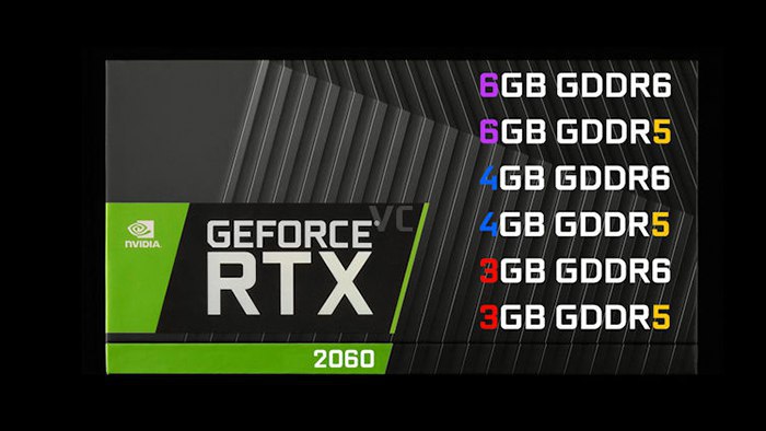 RTX 2060家族阵容庞大：有GDDR6/GDDR5、3/4/6GB显存之分