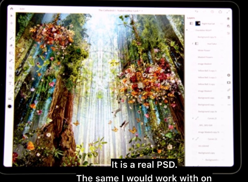 The real photoshop on iPad