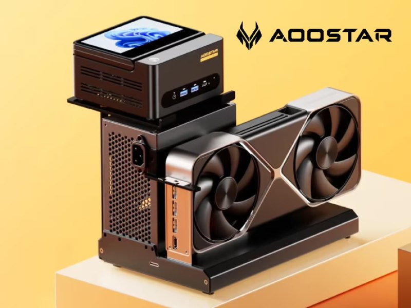 把电脑放显卡上：天钡公布 EG01 显卡坞，首搭雷电 5&OCuLink 双接口、支持 ATX / SFX 电源